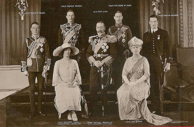 George V & Queen Mary & family