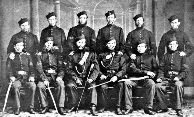 Non-Com Militia Officers - 1866