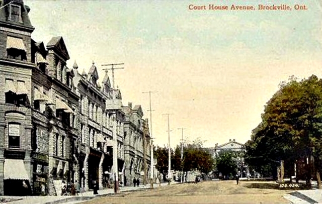 Court House Ave ca1910 postcard (enhanced)